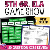 5th Grade ELA Test Prep Set: Paired READING Passages, Game Show, & Practice Test