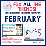 5th Grade Editing Practice February