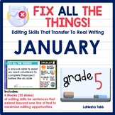 5th Grade Editing Practice January