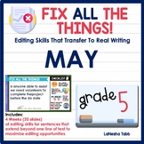 5th Grade Editing Practice May