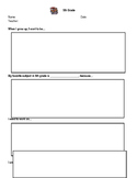 5th Grade End of School Year Reflection Sheet