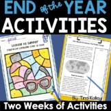 5th Grade End of the Year Activities - End of the Year ELA
