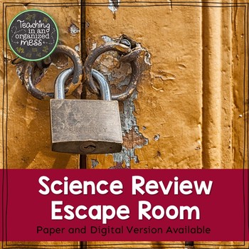 Preview of 5th Grade End of the Year Science STAAR Review Paper & Digital Escape Room