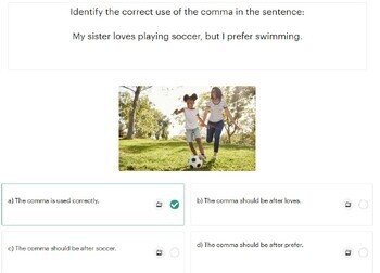 Preview of 5th Grade English Grammar and Punctuation Assessment