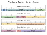 5th Grade English Pacing Guide