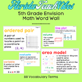 5th Grade Envision Math Word Wall-Build Key Vocabulary and