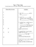 5th Grade, Envision Topic 1: Place Value, Lesson 1 Guided Notes