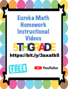 Preview of 5th Grade Eureka Math Instructional Homework Videos