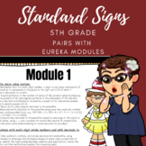 5th Grade Eureka Module Standard Signs