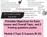 5th Grade Printable Objectives Module 3 Topic D Compatible