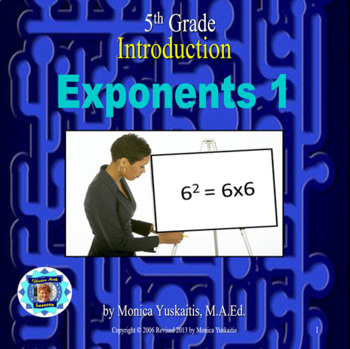 Preview of 5th Grade Exponents 1 - Introduction Powerpoint Lesson