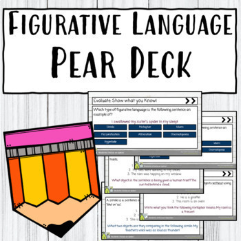 Preview of 5th Grade Figurative Language DIGITAL | Notes, Activities, and Assessment