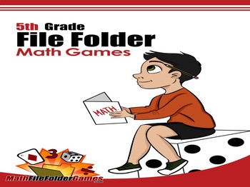 Preview of 5th Grade File Folder Math Games