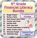 5th Grade Financial Literacy Bundle: 10 Activities: Budget