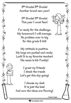 5th Grade First Week of School Booklet by Dazzling Danziez | TPT