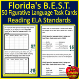 5th Grade Florida BEST 50 Figurative Language Task Card EL