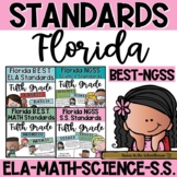 5th Grade Florida BEST ELA Math NGSS Science SS Standards