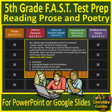 5th Grade Florida BEST Reading Prose and Poetry Game Flori