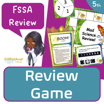 Preview of 5th Grade Florida Science Review Game for FSSA