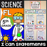 5th Grade Florida Science Standards I Can Statements {Flor