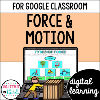 Preview of 5th Grade Force and motion activities for Google Classroom Digital