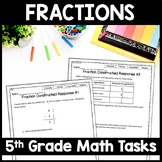 Fraction Vocabulary: 5th Grade Test Prep Constructed Respo