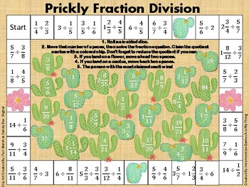 FRACTION, DIVISION OF FRACTIONS PING PONG method