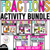 5th Grade Fractions Digital Activities BUNDLE