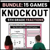 5th Grade Fractions Games Bundle - Add, Subtract, Multiply