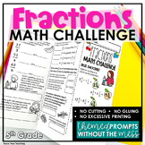 5th Grade Fractions Math Review Challenge | Math Test Prep