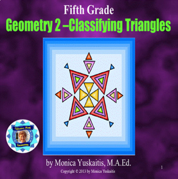 Preview of 5th Grade Geometry 2 - Classifying Triangles Powerpoint Lesson