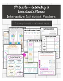 5th Grade Geometry & Coordinate Planes Interactive Noteboo