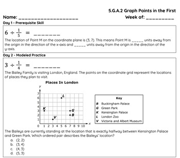 Preview of 5th Grade Geometry Do Nows