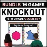 5th Grade Geometry Games Bundle - Classifying Shapes - Coo