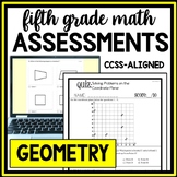 5th Grade Geometry Standards Based Math Assessments Common