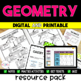 Geometry Resource Bundle - Digital & Printable