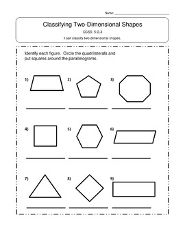 5Th Grade Geometry Worksheets 5.G Worksheets 5Th Grade Geometry | Tpt