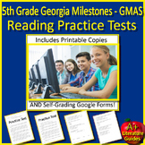 5th Grade Georgia Milestones Test Prep GMAS Reading ELA Pr
