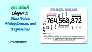 Go Math 5th Grade Math Review Chapter 1 Place Value
