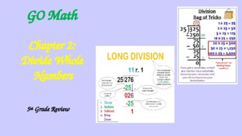 Preview of 5th Grade Go Math Chapter 2 Review