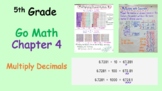 5th Grade Go Math Chapter 4 Lessons + Chapter 4 Review Bundle