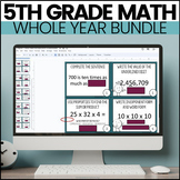 5th Grade Go Math Review Digital Resource Bundle Chapters 