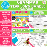 5th Grade Grammar Bundle | Daily Practice Interactive Note