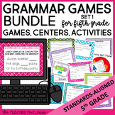 5th Grade Grammar Games Bundle Set 1 - 5th Grade Grammar C