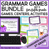 5th Grade Grammar Games Bundle Set 2 - 5th Grade Grammar C