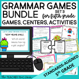5th Grade Grammar Games Bundle Set 3 - 5th Grade Grammar C