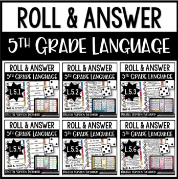 Preview of 5th Grade Grammar & Language Activities - with Digital Grammar Activities