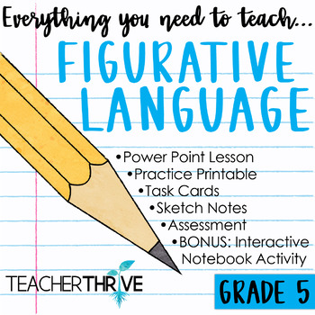 Preview of 5th Grade Grammar Unit: Figurative Language