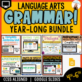 5th Grade Grammar Units BUNDLE! Digital ELA Lessons + Acti