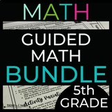 5th Grade Guided Math Lesson Plans Printable + Hands On Ma